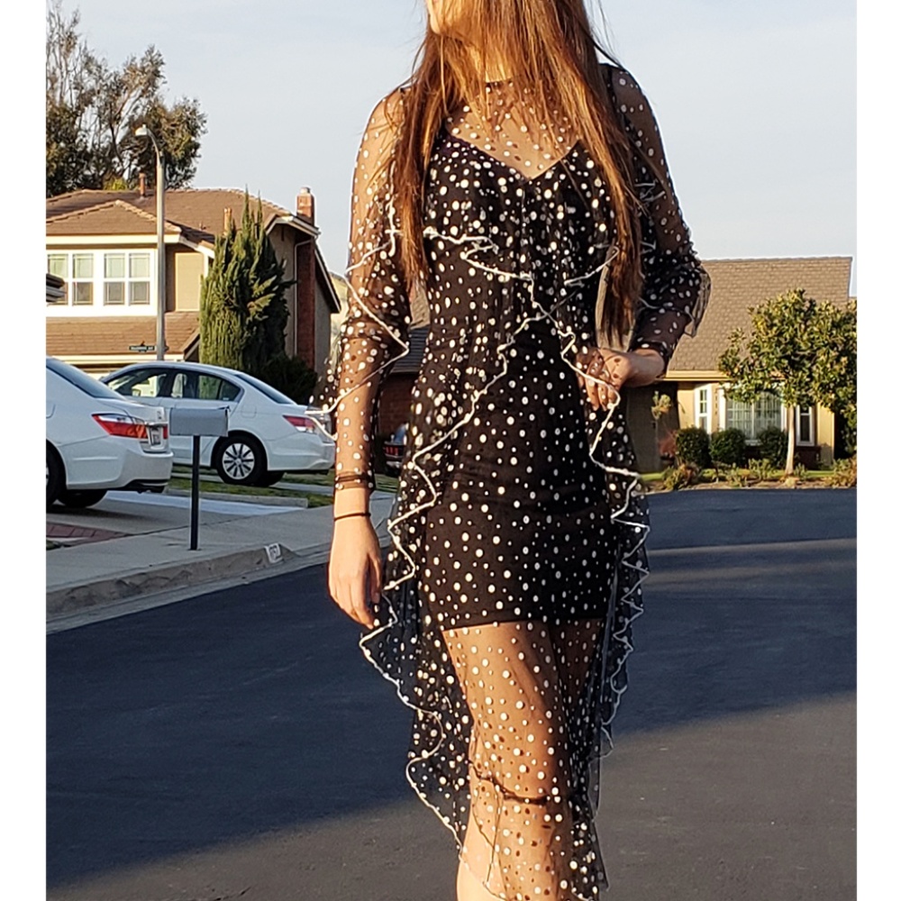 mesh dress